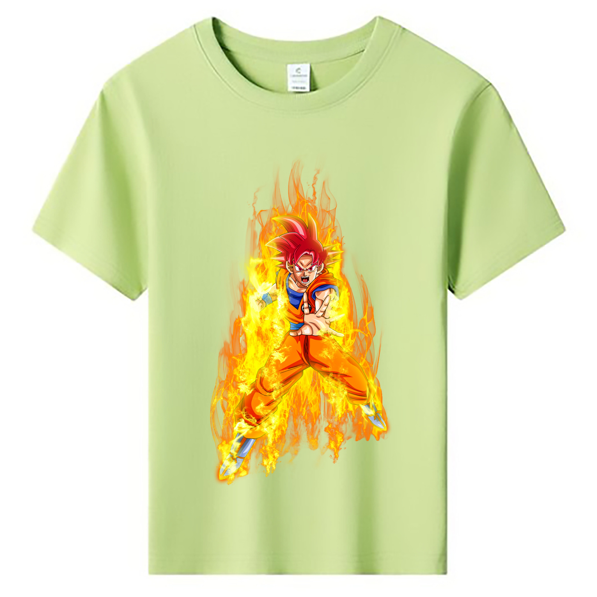 （画像用） ドラゴンボール 孫悟空（そん ごくう）Son Goku カカロット DRAGON BALL Kakarotto 綿100％キッズTシャツ（フロントプリント）